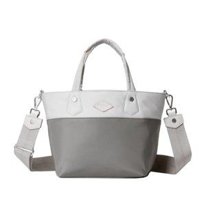 MZ WALLACE Fog/Magnet Colorblock Mini Soho Tote
